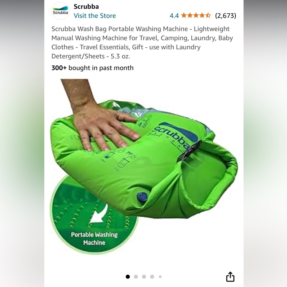 Brand new Scrubba (green)